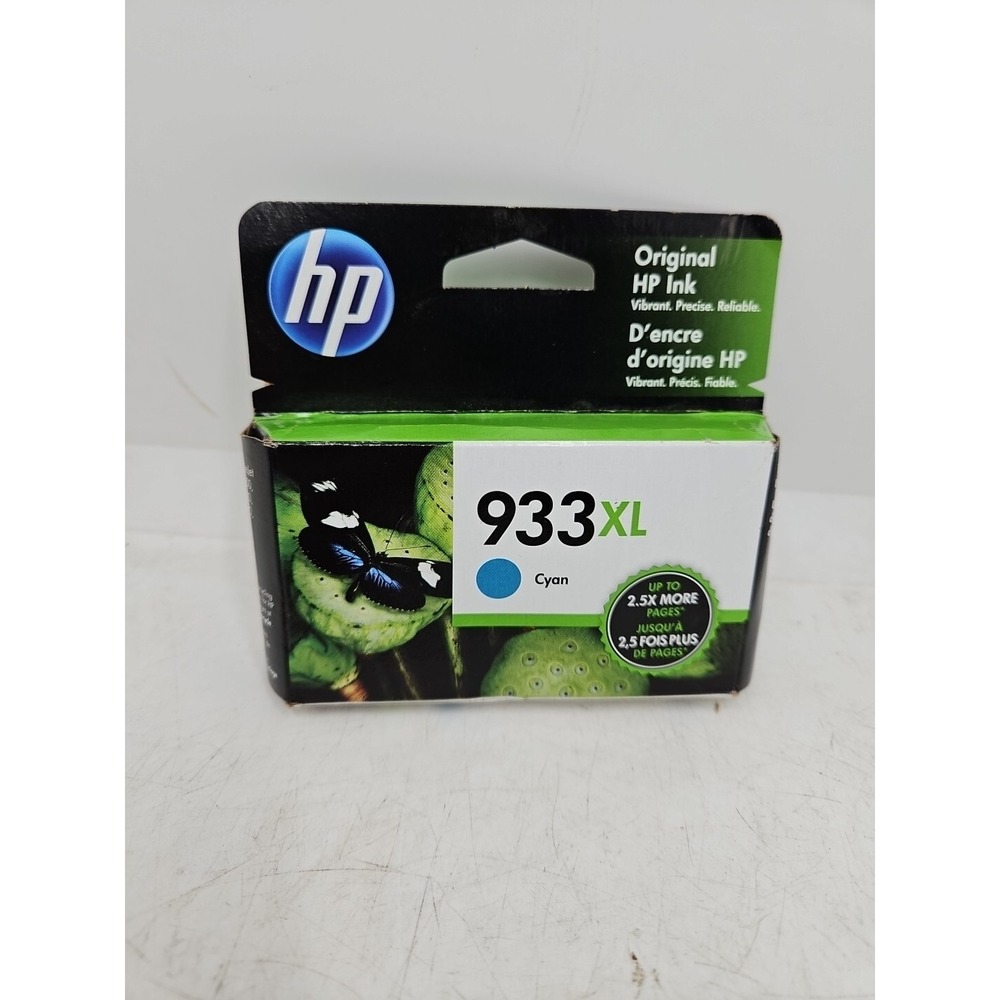 NEW SEALED GENUINE HP 933XL CN054AN140 Cyan Ink Cartridge- Exp May 2022